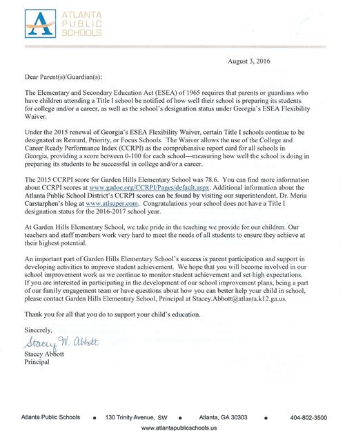 2016 Parent Notification 